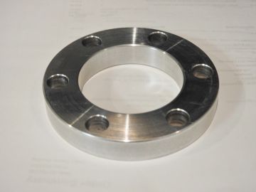 1/2"  (.500" ) Thick  6 bolt pulley spacer with NO Register for Crank Hubs